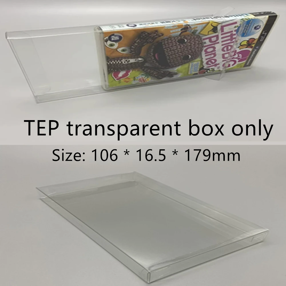 

Collection Display Box For PSP/UMD/SONY PlayStation Portable Game Storage Transparent Boxes TEP Shell Clear Collect Case