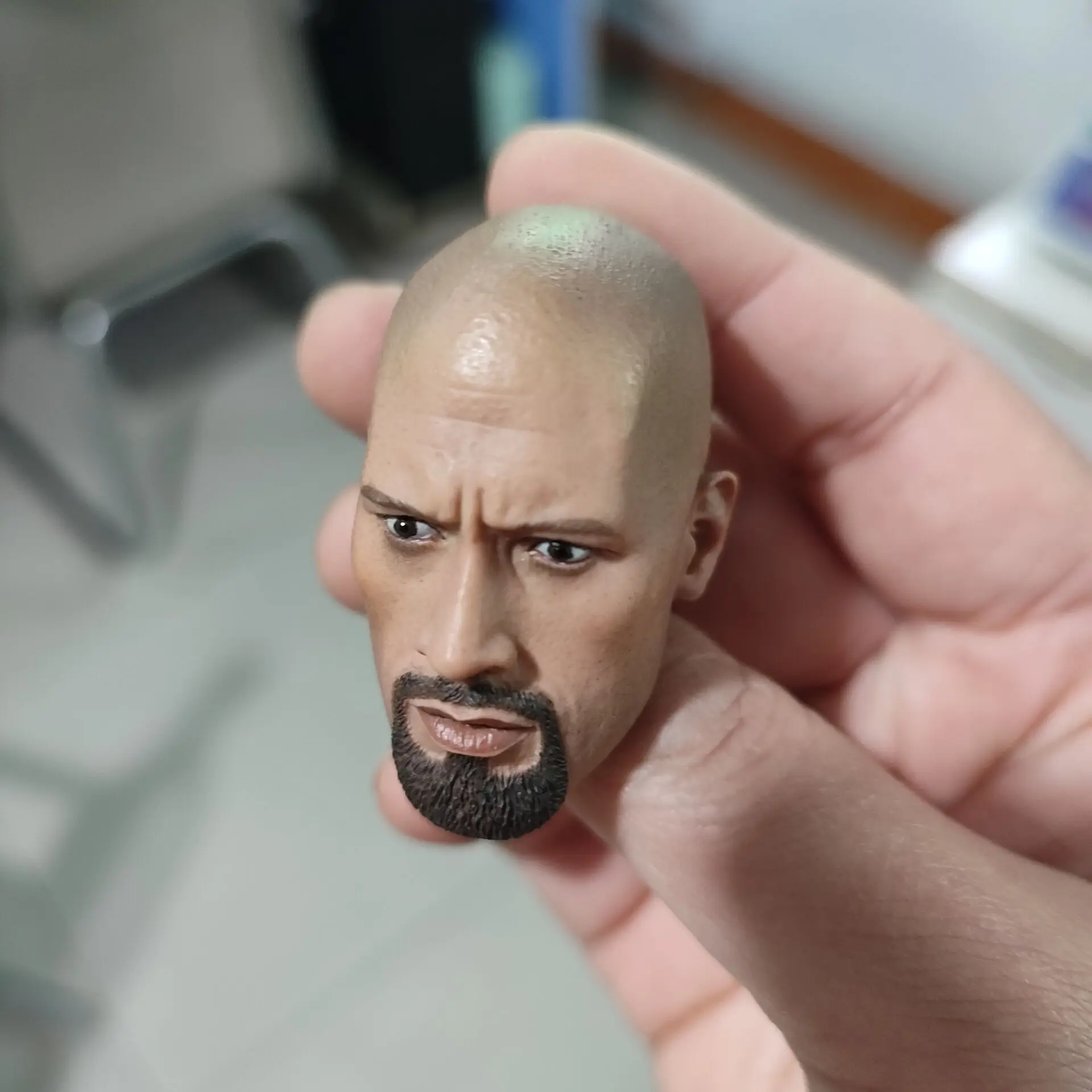 Dwayne Johnson Head Sculpt, Modèle Carimplanté, Fit for 12, Male Soldier Action Figure, Body Dolls, Échelle PR1/6