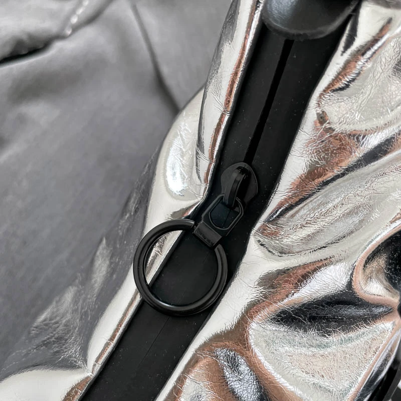 Dark Trendy Half Moon Shaped Hot Girl Punk Armpit Bag Soft PU Leather Y2K Motorcycle Bag Female Crossbody Bag Handbag 2026 - view 5