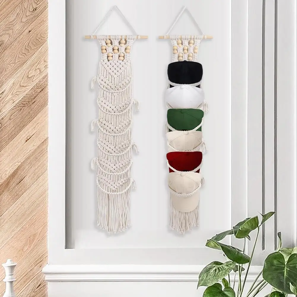 

Baseball Hat Organizer Handmade Baseball Hat Organizer Bohemian Handmade Wooden Stick Hat Organizers for Room Bedroom Decor