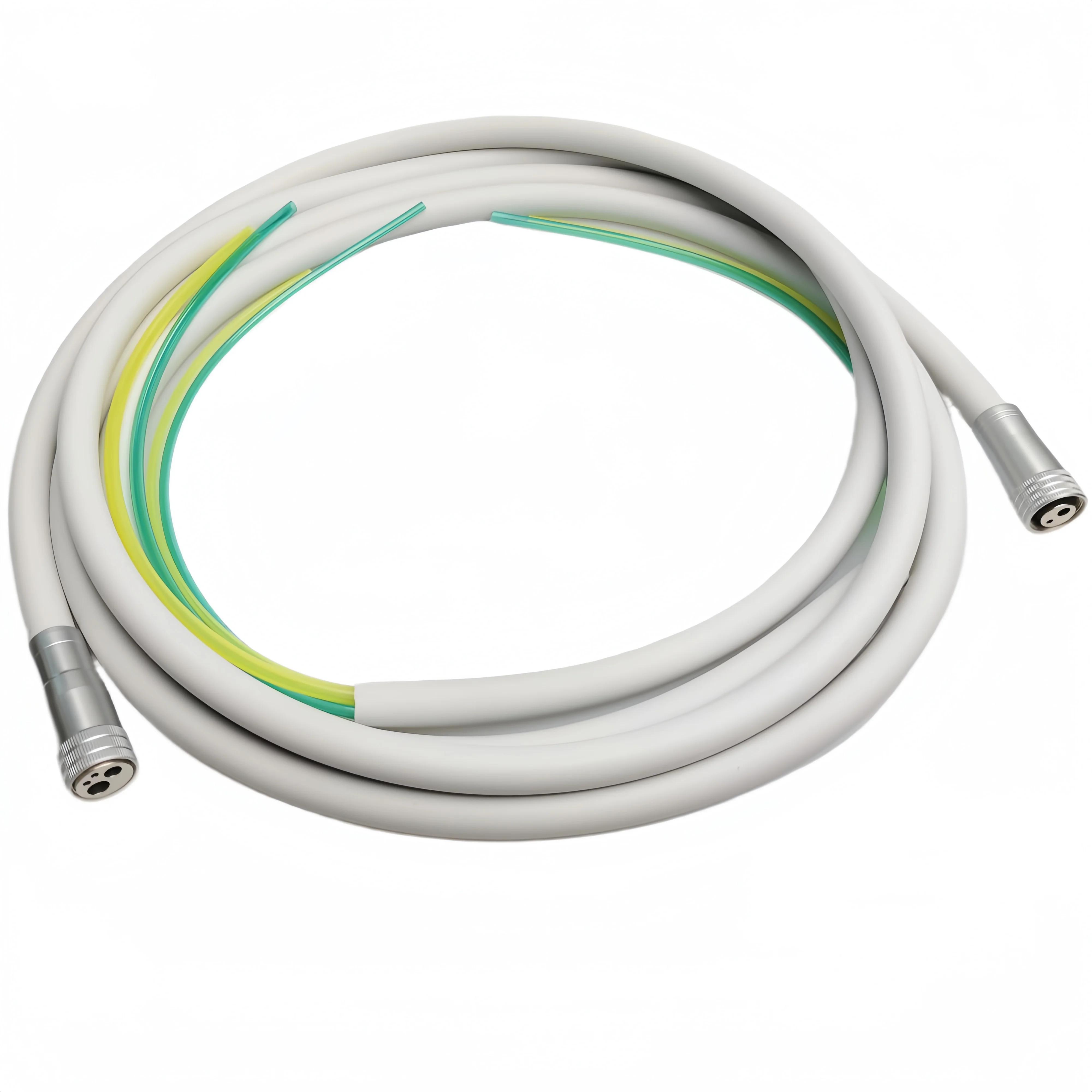 

5 шт. стоматологический силиконовый шланг с фитингом для высокоскоростного наконечника воздушной турбины, 2/4 отверстия