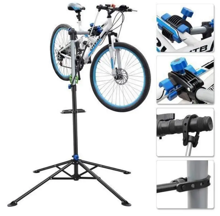 Indoor bike rack bicycle parts bike repair display stand