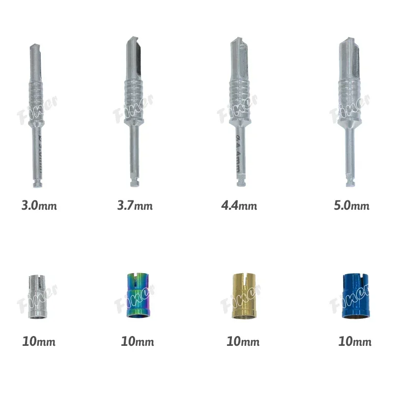 

Bone Collector Kit with Stopers Dental Implant Drills Guide Positioning Drills Kit Bone Chip Maker Drill Finer