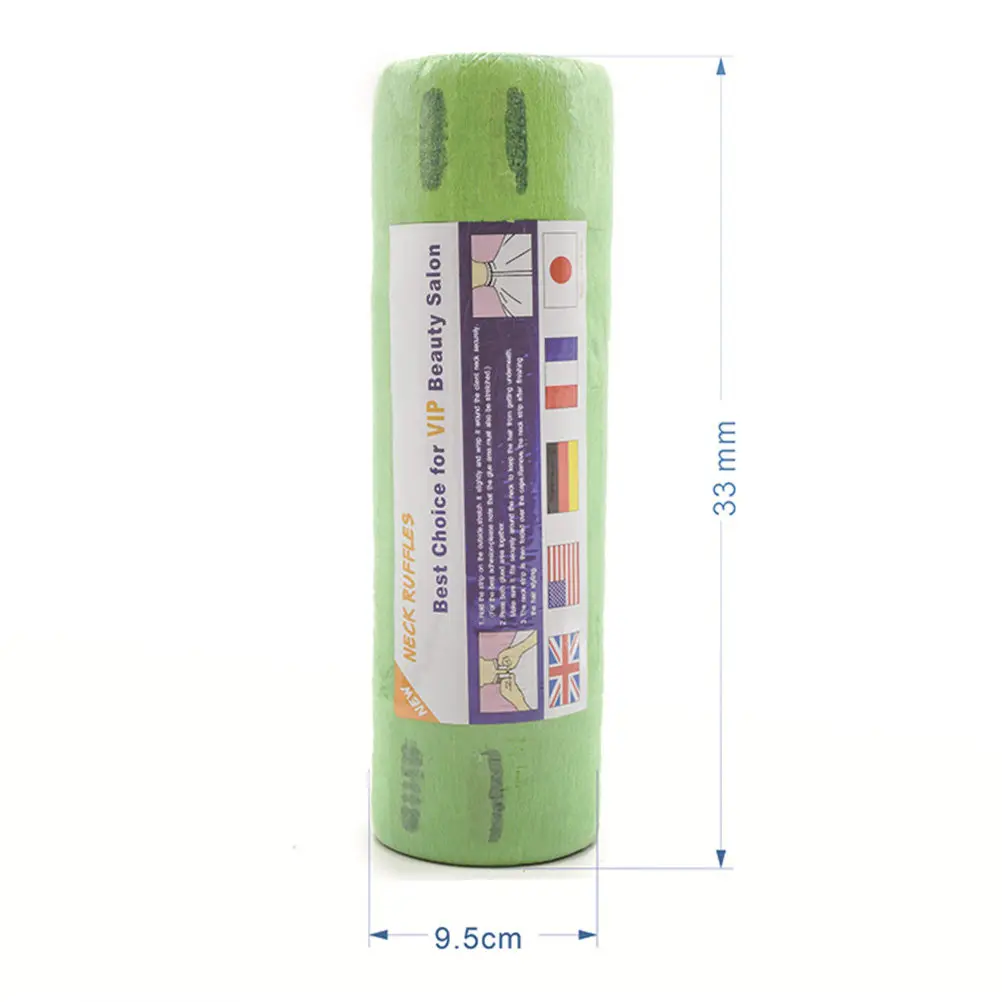 5 Rolls Heavy Duty Disposable Neck Paper for Hair Styling Salon Barber Hairdresser Protective Neckband Drying Headwraps Hygienic
