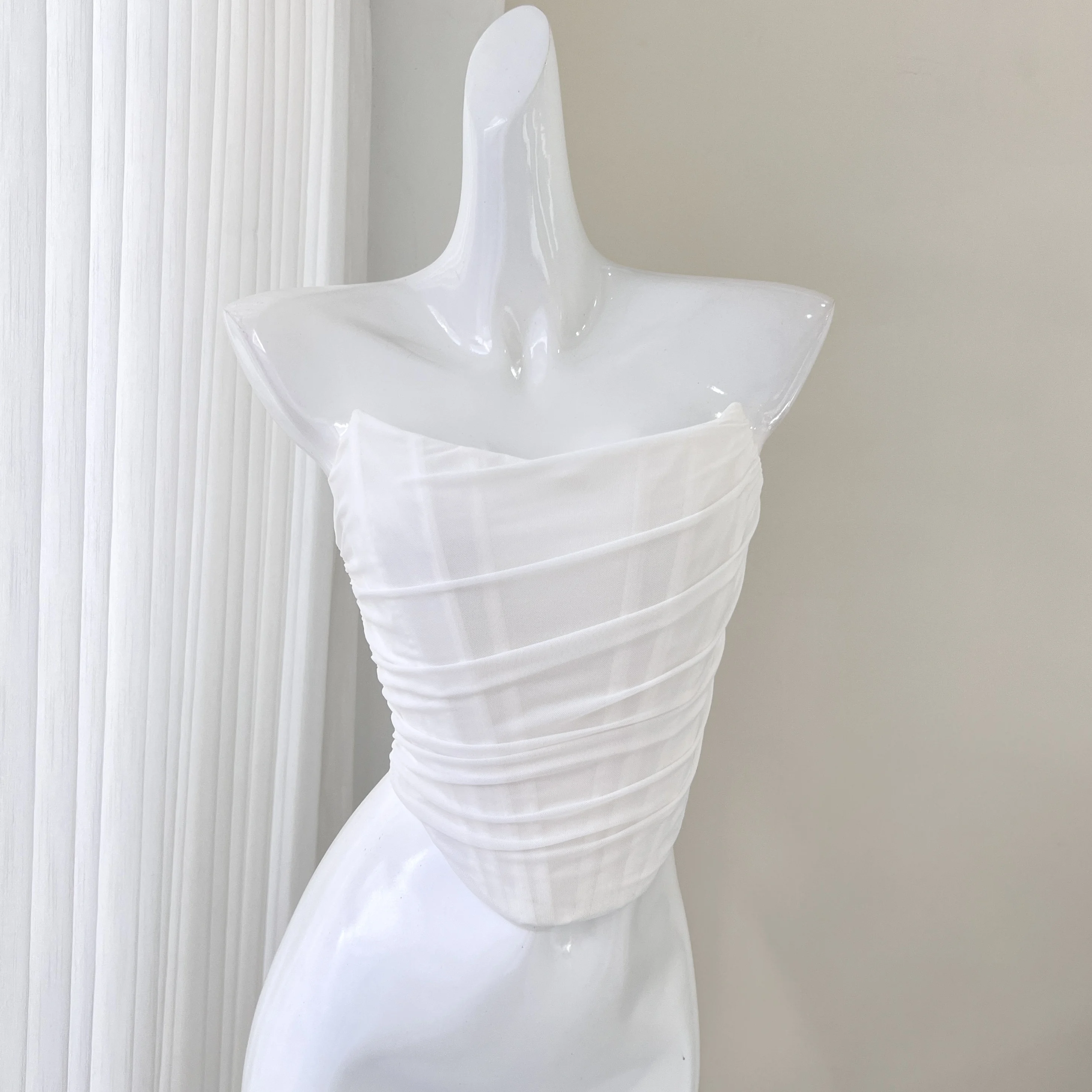

Sexy ort Fibone Inner Wear Crop Top Women's Slim Fit Tube Brtte Vest Crossbody Summer Faion Ladies' Premium Clothing