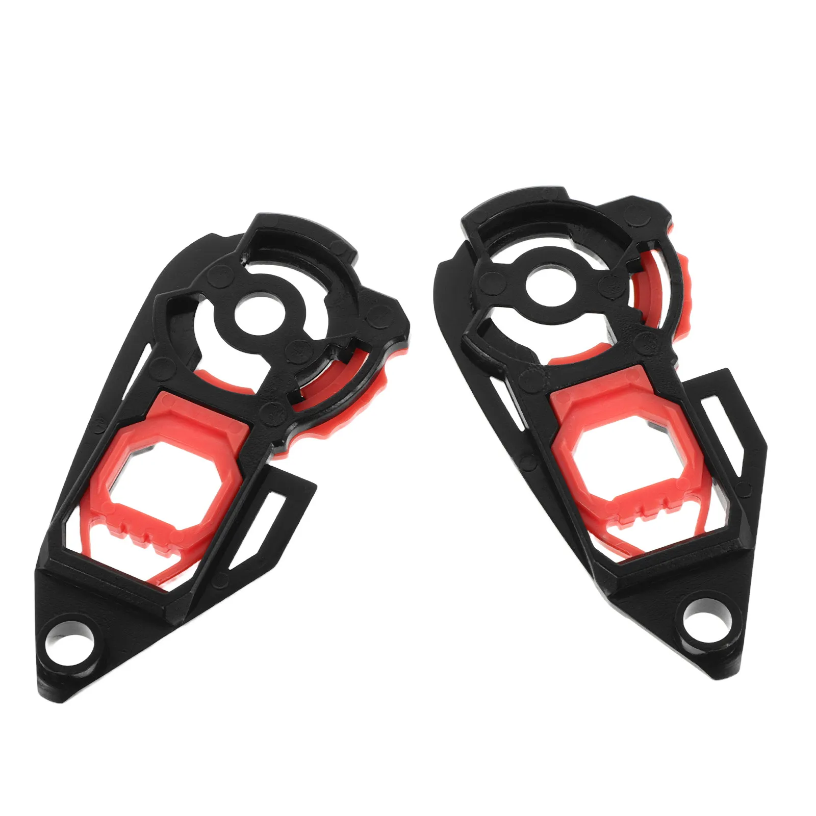 

2Pcs Motorcycle Visor Base Adapter Weather Resistant Quick Release Plastic Gear Plate Set Motorcycle Visor