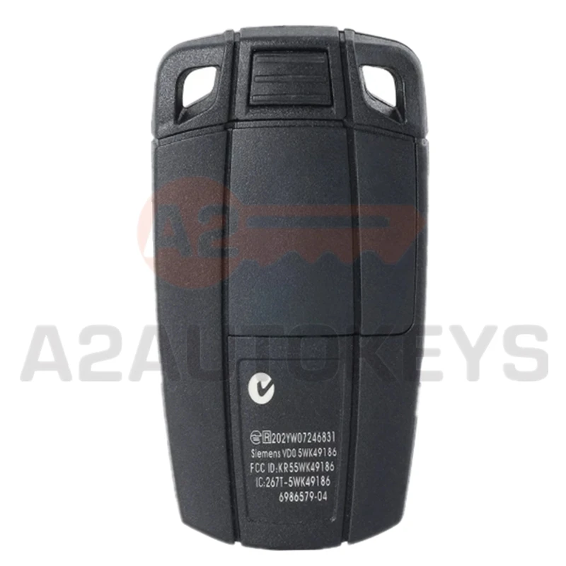 A2AUTOKEYS 3 Buttons 315LP/315/433/868 MHZ PCF7953 ID46 Keyless-Go Car Remote Smart Key  For BMW 3 5 Series X5 E65 E83 X6 CAS3