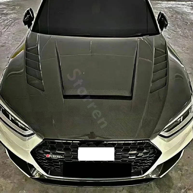 Hot Sale 2017-2021 LY Style  engine hood Carbon Fiber Hood For Audis A5 Bonnet