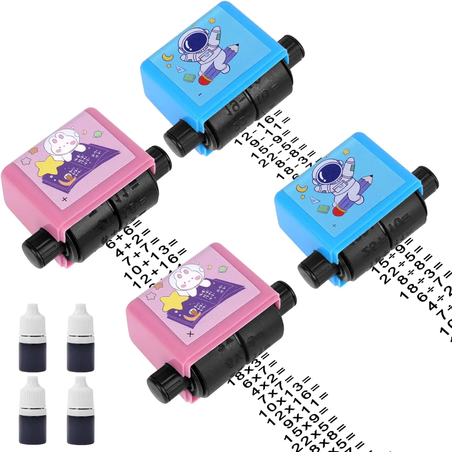 Math Practice Number Rolling Stamp Addition And Subtraction Question Stamp Within 100 Pupils Maths Questions Digital Roller Type