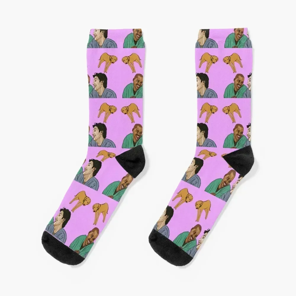

Turk & JD love Rowdy (and eachother) Socks gift shoes Christmas Run Socks Woman Men's Wholesale happy floral Socks Men's Women's
