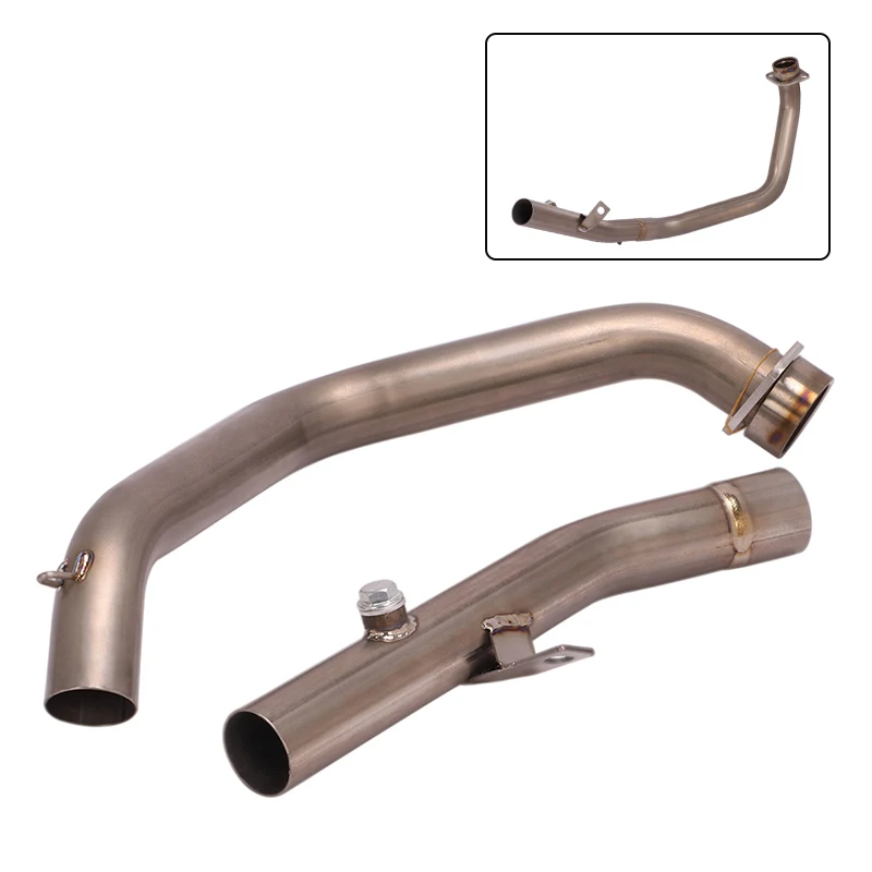 Slip On For Honda CBR300 CB300R CB300F 2018 2019 2020 Motorcycle Exhaust System Modified Titanium Alloy Front Middle Link Pipe