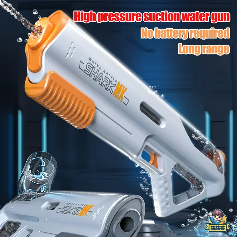 Sterke Handleiding trekken Waterpistool Speelgoed Lange afstand Squirt Spray Blaster Grote capaciteit Waterpistool Zomer Zwembad Speelgoed voor Kinderen Jongens