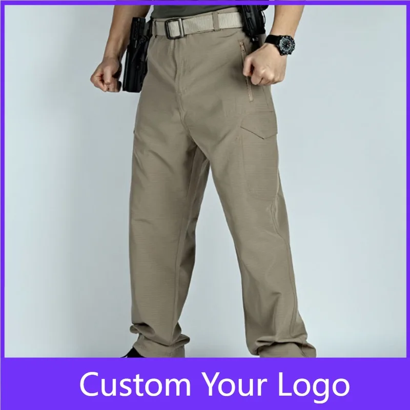 

Мужские тактические брюки-карго, легкие брюки из рипстопа для работы, пешего туризма, охоты, водонепроницаемые военные армейские брюки с несколькими карманами