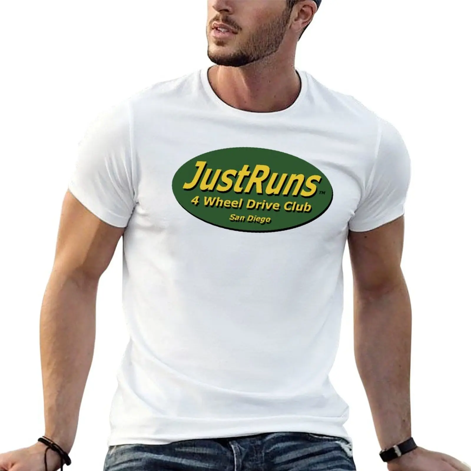 

JustRuns, logo T-Shirt man t shirts high quality luxury brand man graphic t shirt T-Shirt