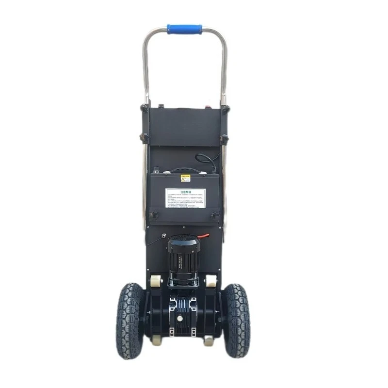 Electric Four-Wheel Foldable Portable Metal Stair Climbing Dolly Hand Truck