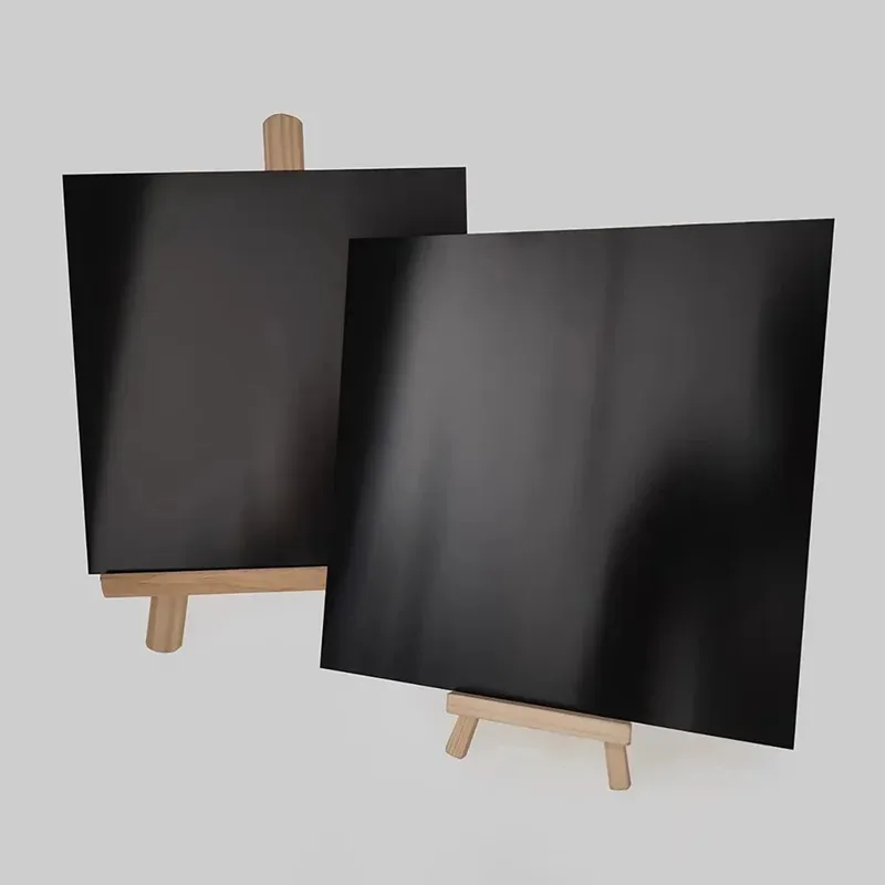 لوحة سبائك الألومنيوم 5052 المؤكسدة باللون الأسود بسمك 0.5/0.8/1/1.5/2 مم متوفرة بأحجام متعددة