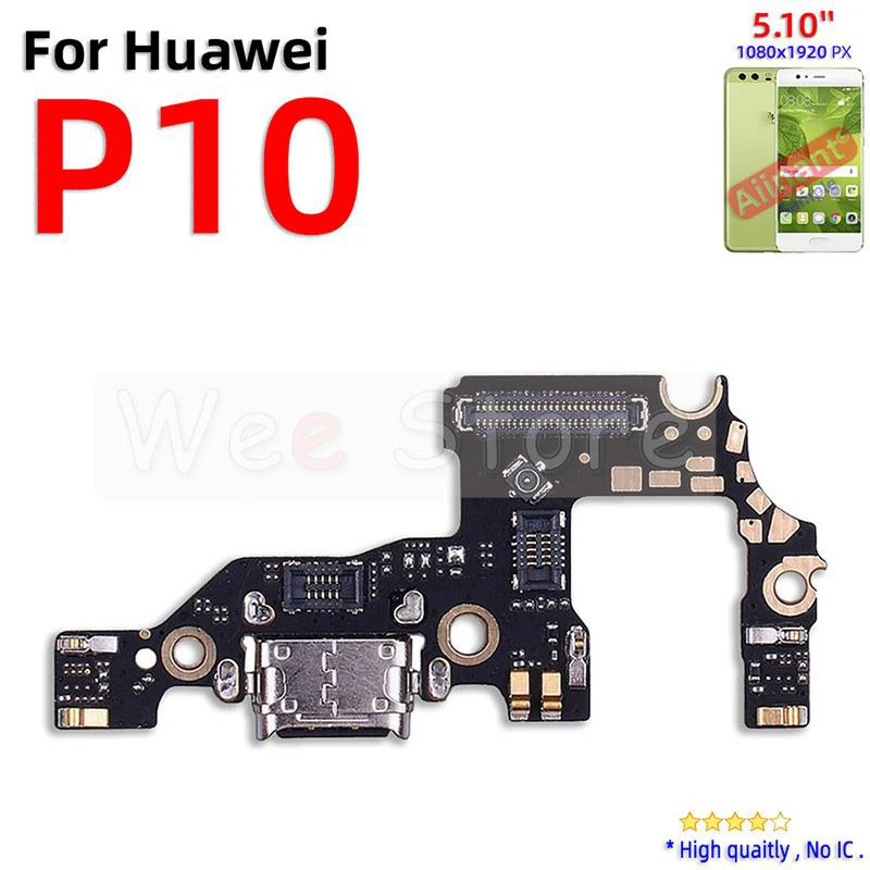 AiinAnt Charger Dock Connector Port Fast Charging Board Flex Cable For Huawei P8 P9 P10 Lite Plus 2016 2017 Phone Parts