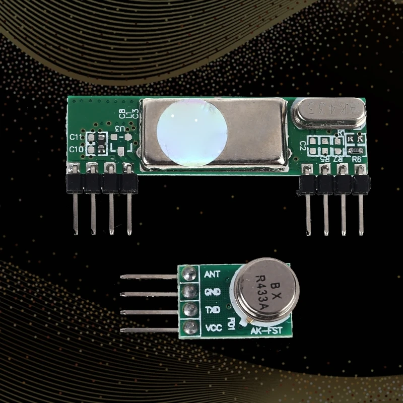 RXB6 433Mhz Superheterodyne Wireless Receiver Module + AK-FST small transmitting superheterodyne module receiving high sensitive