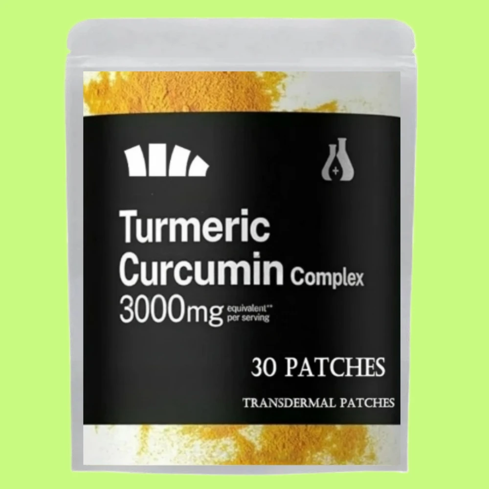 

30 Patches Turmeric Curcumin Transdermal Patches Joint Health, Brain, Heart & Immune