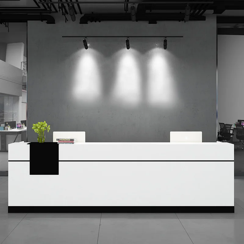 

Company Beauty Salon Office Welcome Desk Reception Desk Modern Simple Creative Bar Counter Small Cashier Information Desk