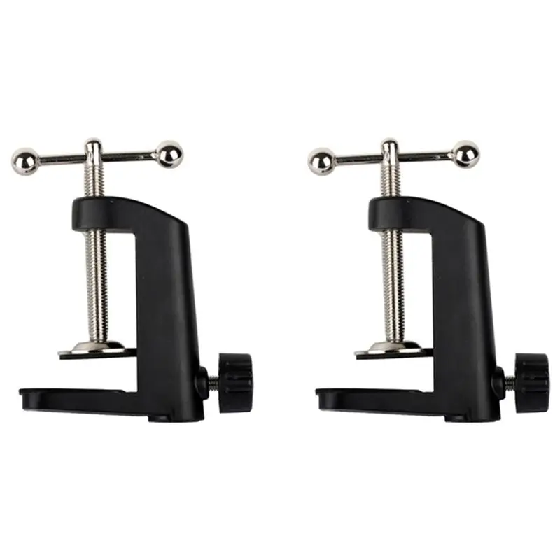 ABRI-4X Heavy-Duty Metal Table Mounting Clamp For Microphone Suspension Boom Scissor Stand Holder