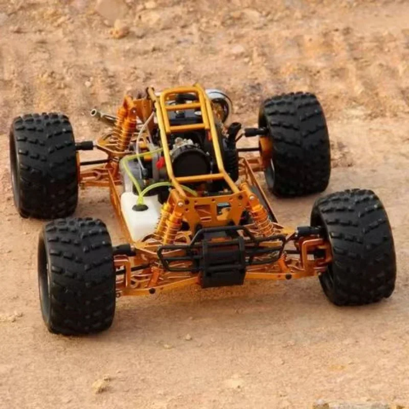 cross-borderHot salesFour-Wheel Drive Gasoline Remote Control Car with Reverse Gear Oil Model Car Big Leg off-Road Vehicle