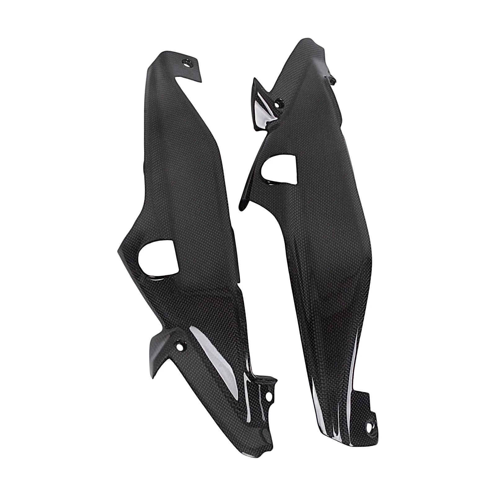 Para Ducati Hypermotard 950 2019 2020 2021 2022 100% cubiertas de submarco de fibra de carbono accesorios de motocicleta paneles laterales