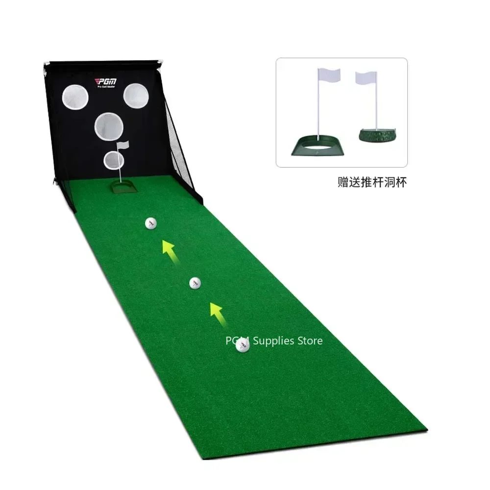 PGM Indoor Golf Putting Home Golf Putter Multifunction Trainer Mini Practice Mat Exercises Blanket Golfing Training Aids TL033