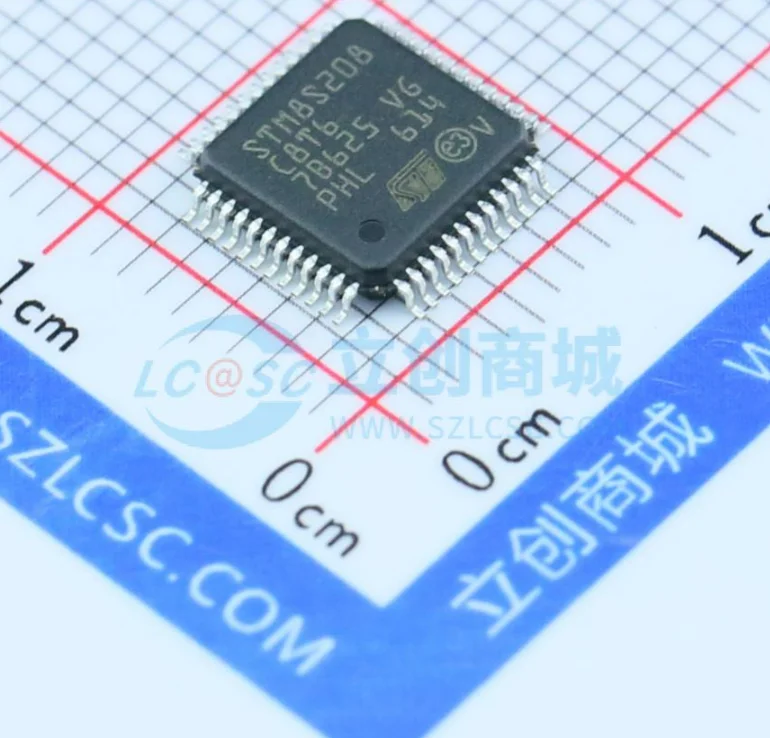 1pcs/LOT NEW STM8S208C8T6 STM8S208R8T6 STM8S208RBT6 STM8S208CBT6 STM8S208MBT6B STM8 24MHz Microcontroller (MCU/MPU/SOC) IC CHIP