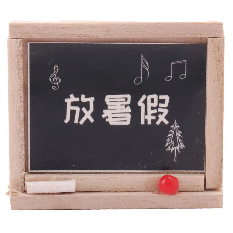 Miniatur Puppenhaus Artikel Simulation Zeichenbrett Mini Tafel Ornament Zubehör 1:12 BJD Puppen Ob22 Puppenhaus Mädchen Spielzeug