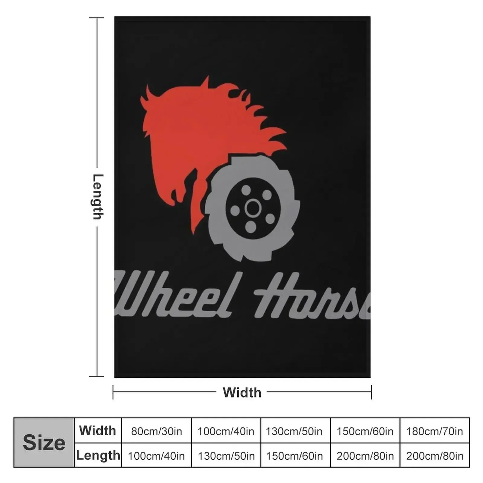 Wheel Legend Horse Throw Blanket for babies Thermals For Travel Thin Plaid Blankets
