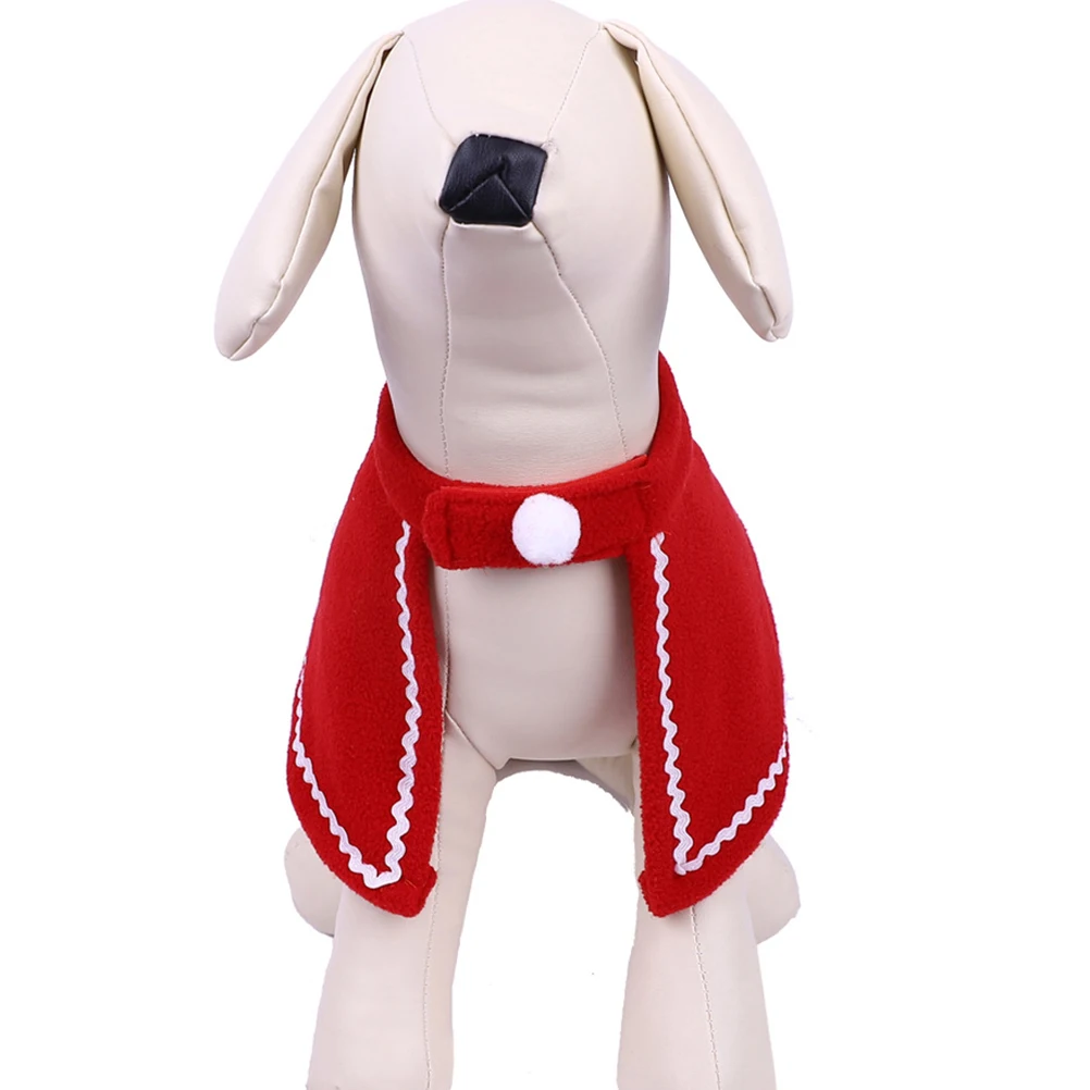 

2pcs Cape Hat Set Clothes Costume Christmas Clothing Cosplay Party Dog Clothes Pet Outfit Holiday Photo Shoots Pet Supplies