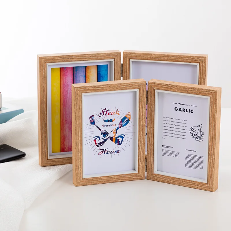 creative-wooden-combination-photo-frame-8-inch-three-link-home-decoration-ornaments-rectangular-shape-artificial-board