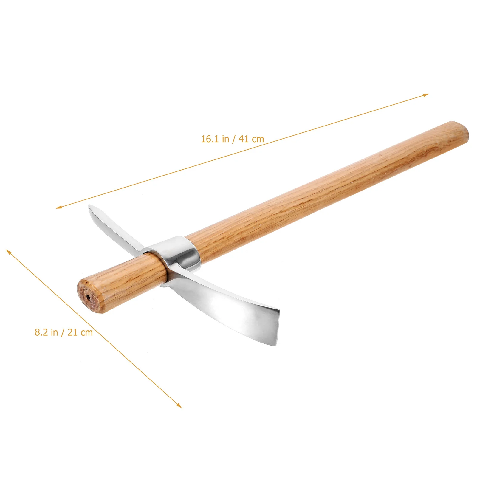 

Stainless Steel Gardening Hoe Durable Handheld Garden Tool Outdoor Weeding Cultivator for Yard Lawn Orchard Garden