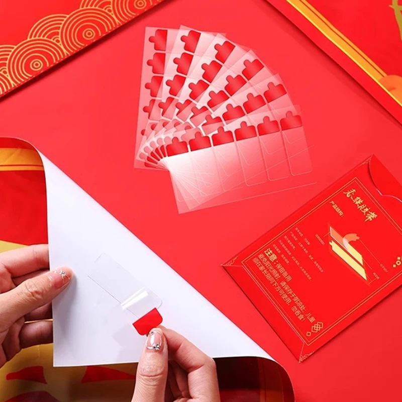 

Double-sided Adhesive Tape 30pcs/60pcs/120pcs Transparent Extra Strong Sticky Strip For Photos Decor Crafts Removable Stickers