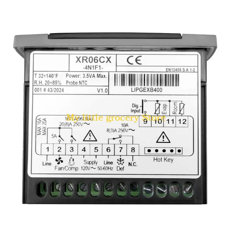 D5BD Energy Saving Digital Thermostat For Compact Refrigerators Beer Coolers Featuring Double Technology And Algorithm