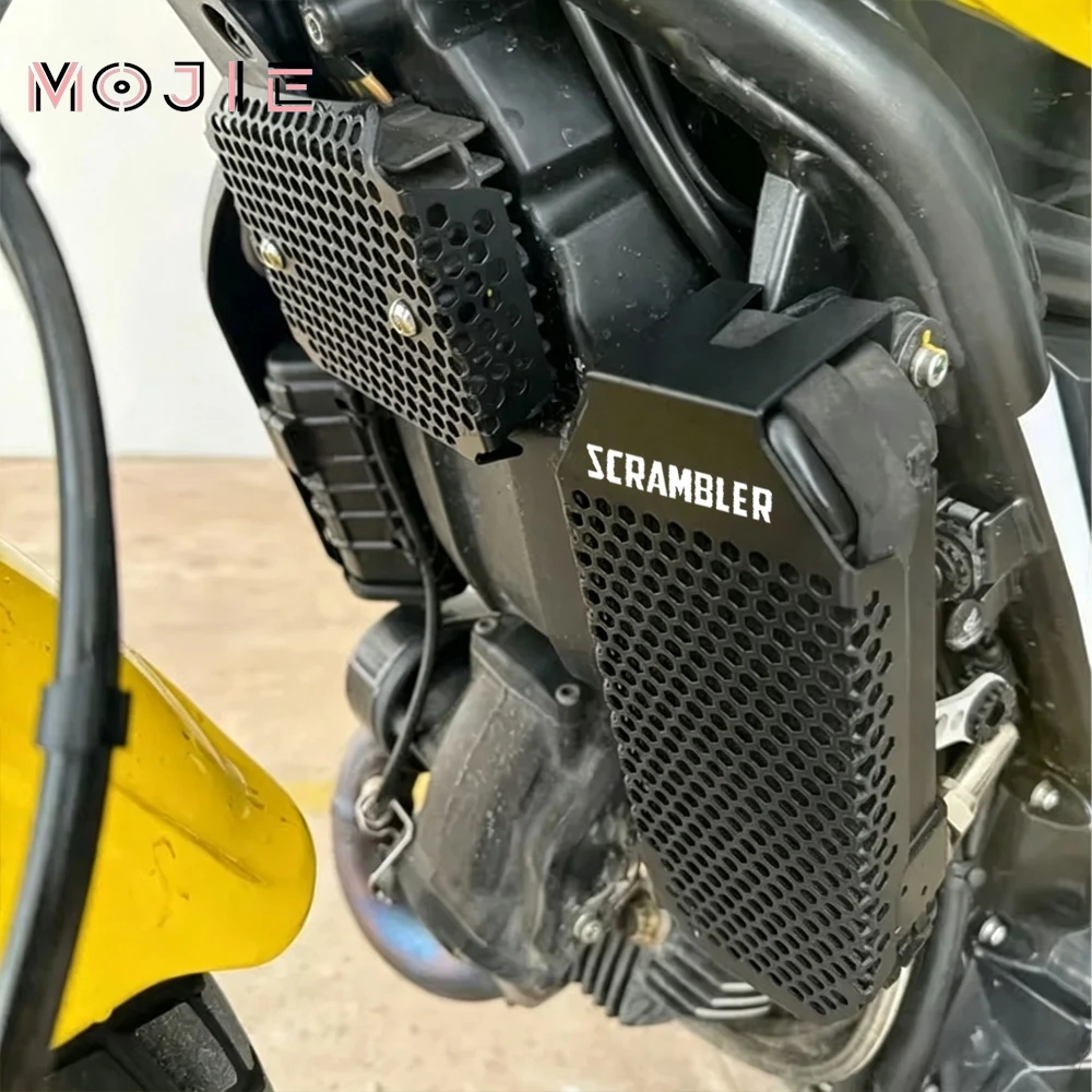 For Ducati Scrambler800 Scrambler 800 2015 - 2026 Voltage Regulator Rectifier Cover Grille Oil Cooler Guard Protector Protection