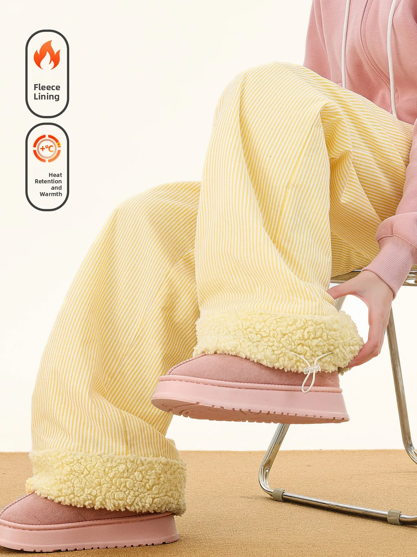 

Зимние повседневные брюки Thiened Fce для мужчин: свободные, широкие, длинные, теплые, универсальные, прямого кроя, молодежный стиль