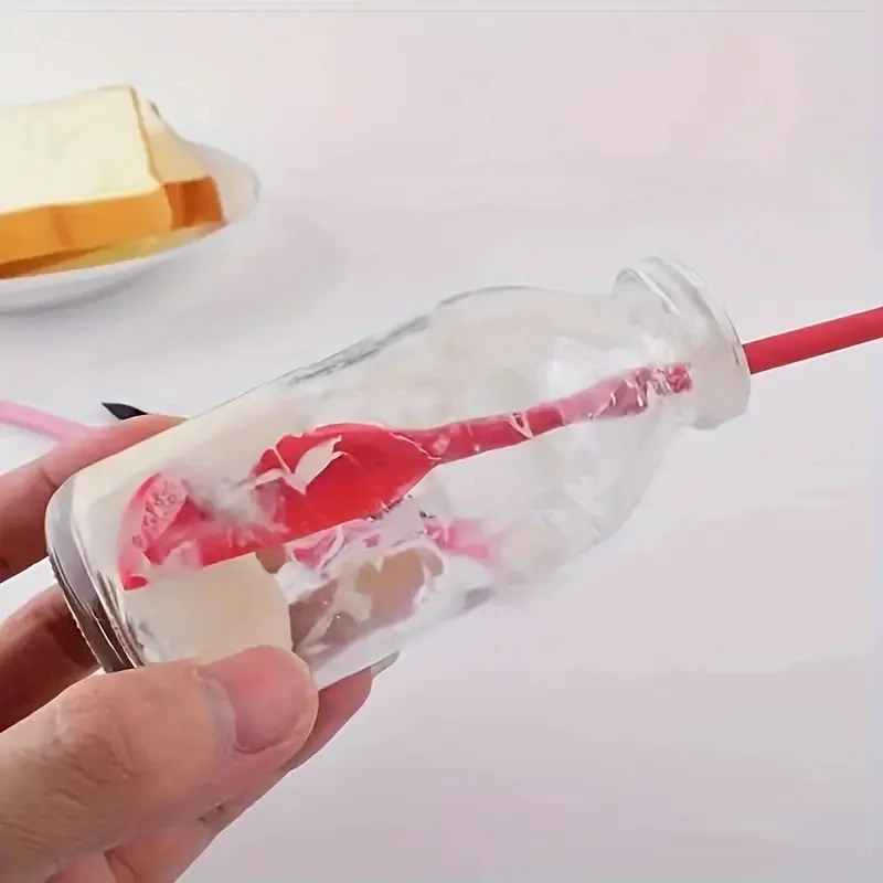 مجموعة ملعقة سيليكون صغيرة مكونة من 3 قطع - مقاومة للحرارة، مقاسات متعددة للبرطمان #6