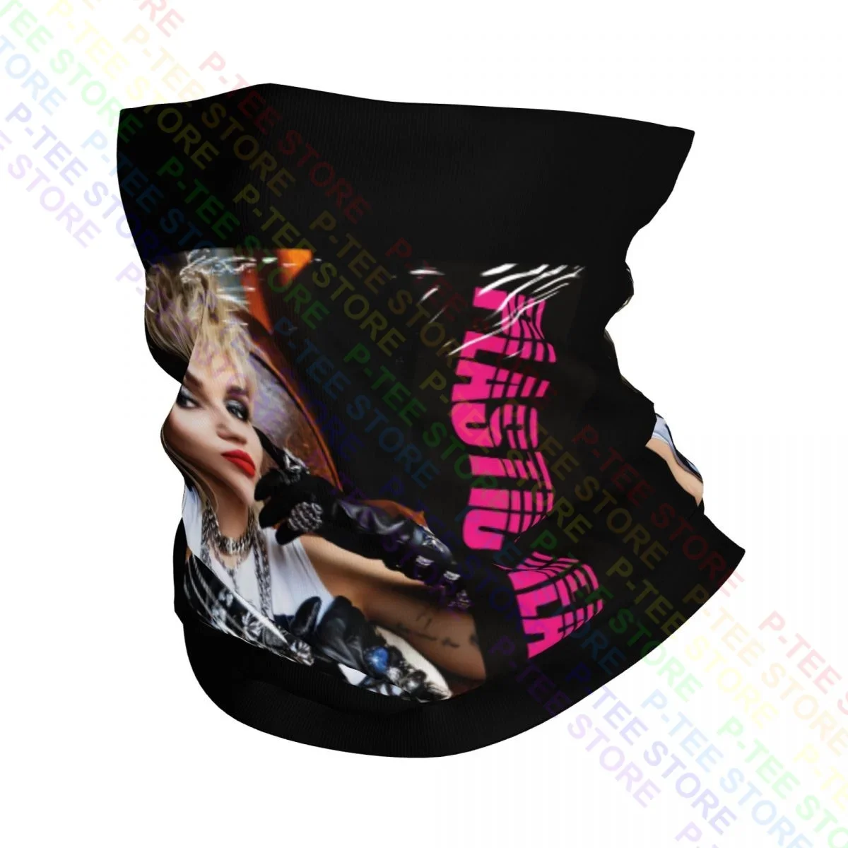 Pop Miley Cyrus Plastic Hearts Neck Gaiter Bandana Scarf Face Mask Warmer Ourdoor Outdoor Sports