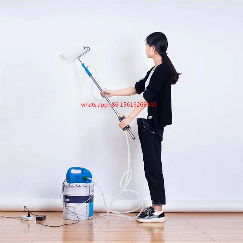 Automatic paint roller coating machine