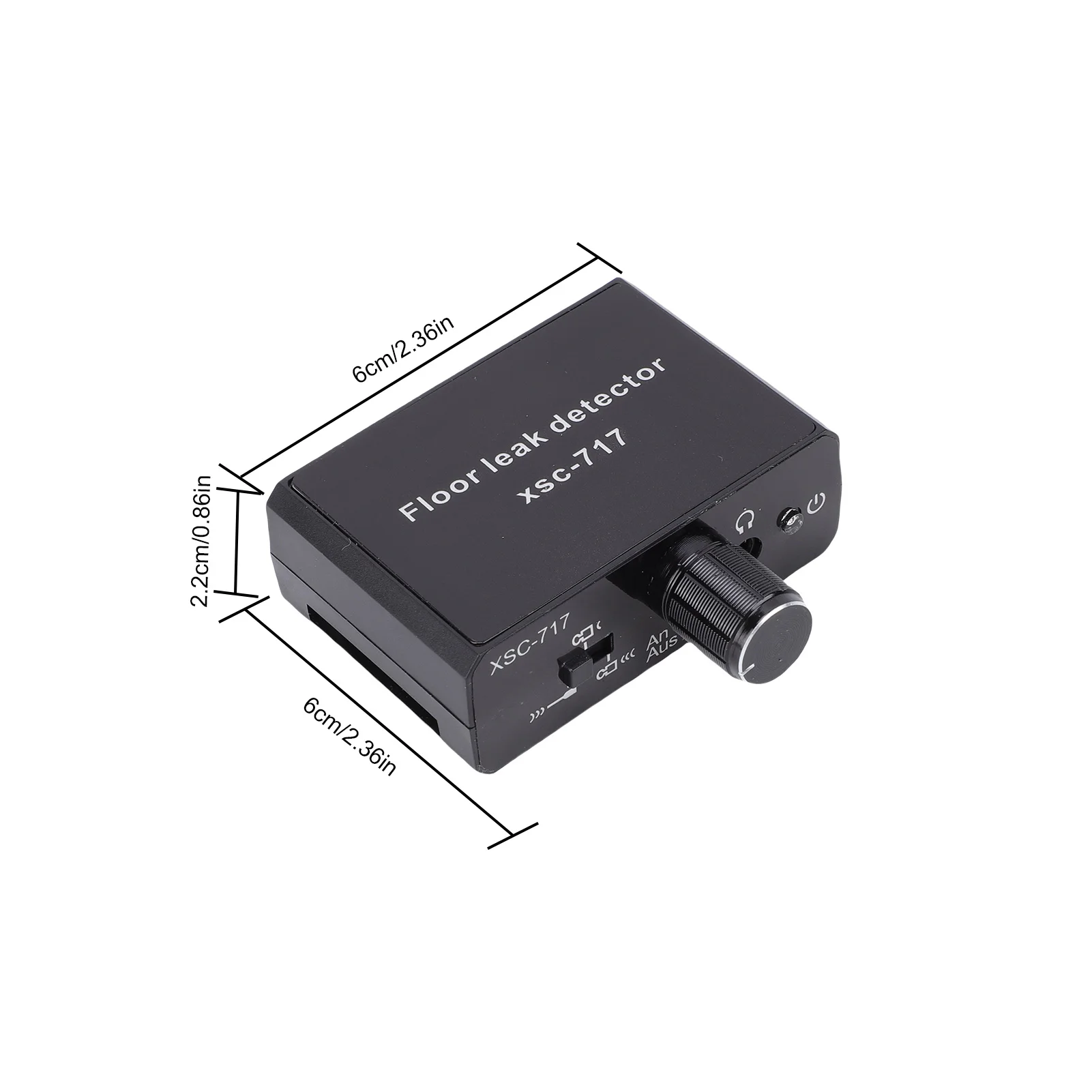 Wireless Water  Detector 20000X Sound Amplification Dual Probes Portable  Detection Sensor with Earphone for Pipes
