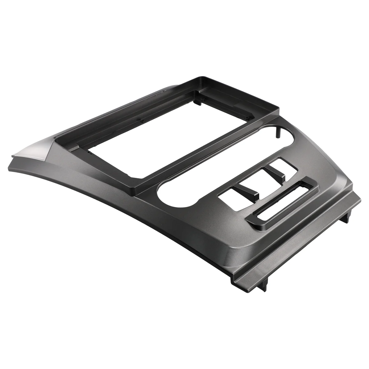 10.1 Car Radio Fascia Frame Adapter for FORD FUSION 2009-2012 2 Din Dash Android Mp5 Panel Frame Kit Silver-Gray