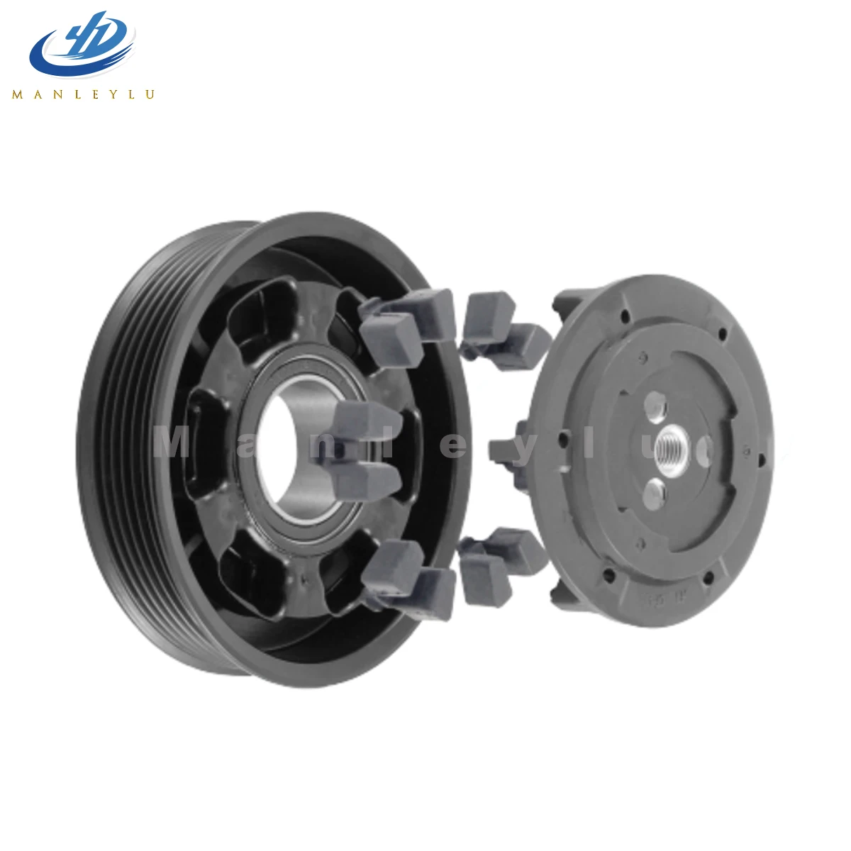 

AC A/C Compressor Clutch Pulley For SEAT SMART VW AUDI A4 B7 B8 Q5 A6 C6 STAHLVERSION 4F0260810K 4E0260805AC 4E0260805AG