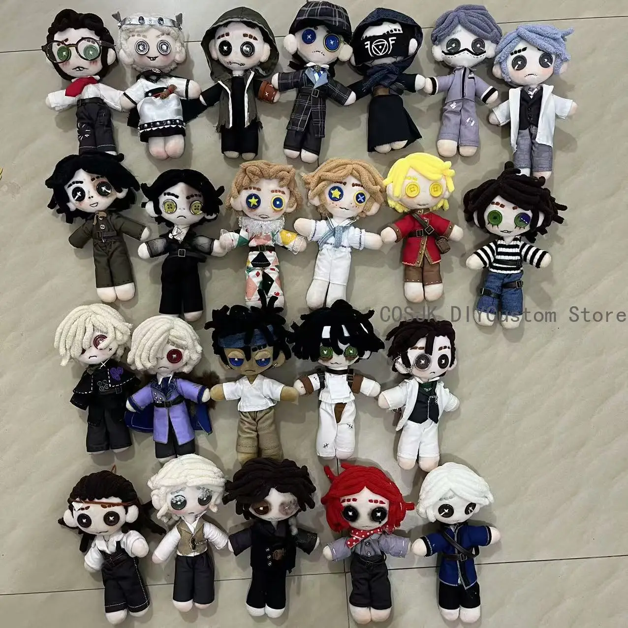 Jogo identidade v freddy riley naib subedar kevin alonso eli clark jose Baden mike morton emil costurado à mão roupas de figura diy