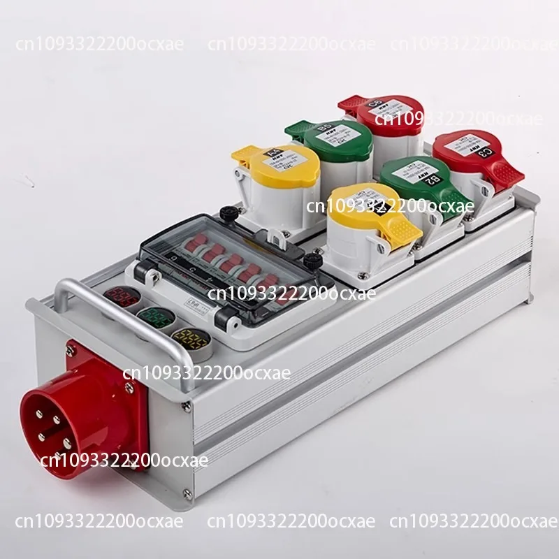 

6-way small power box, 16A socket, large light screen, led wiring controller, stage celebration, wedding socket