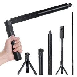For Insta360 X5 X4 X3 Bullet Time Invisible Selfie Stick for Insta360 X2 GO 3S Gopro DJI Aluminum Alloy Selfie Stick Accessory