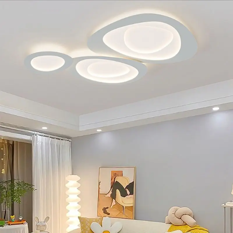 Luxury Living Room Ceiling Light  Modern Intelligent LED Bedroom Restaurant Pendant Lights  Creative Indoors Decorative Lamps