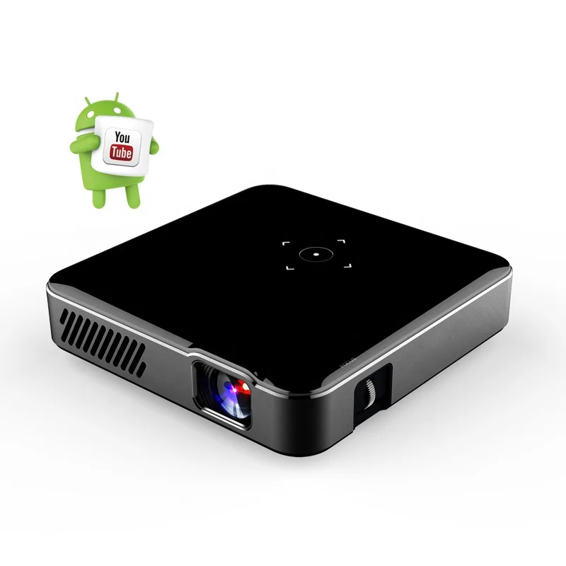 2024 New Smart Portable Projector Android OS Dual WIFI DLP 4K Video 1080P Home Theater Projector 4K Mini Projectors