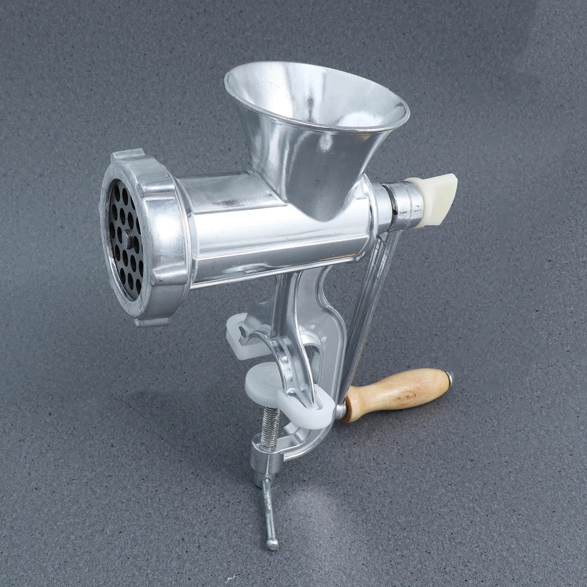 

Aluminium Alloy Manual Meat Mincer Machine Sausage Stuffer Tool For Home Commercial Use Easy Dismantle Mincing Grinder